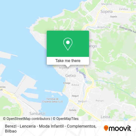 Berezi - Lencería - Moda Infantil - Complementos map