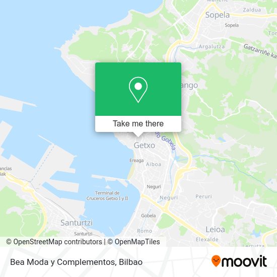Bea Moda y Complementos map