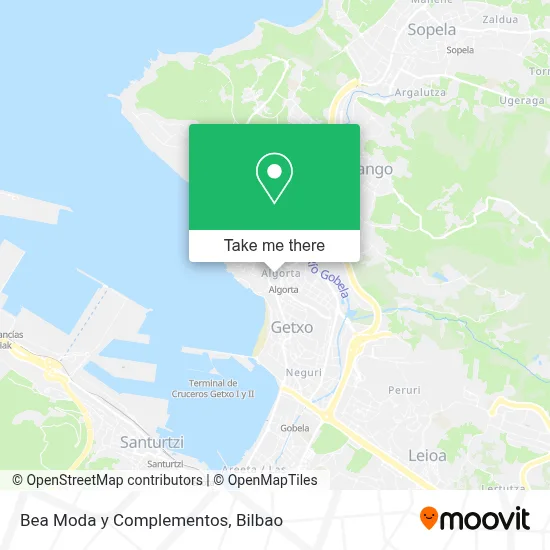 Bea Moda y Complementos map