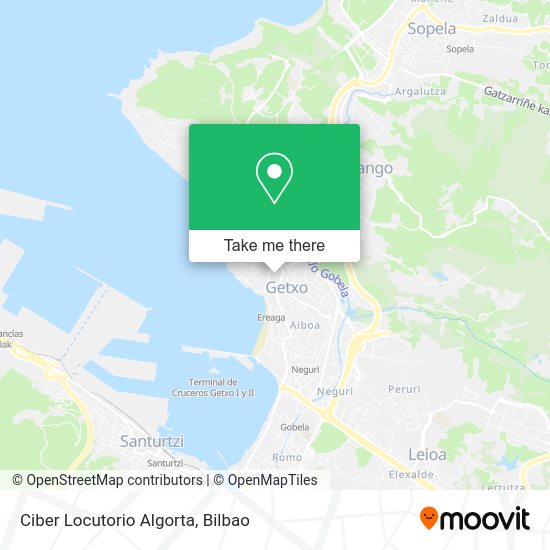 Ciber Locutorio Algorta map