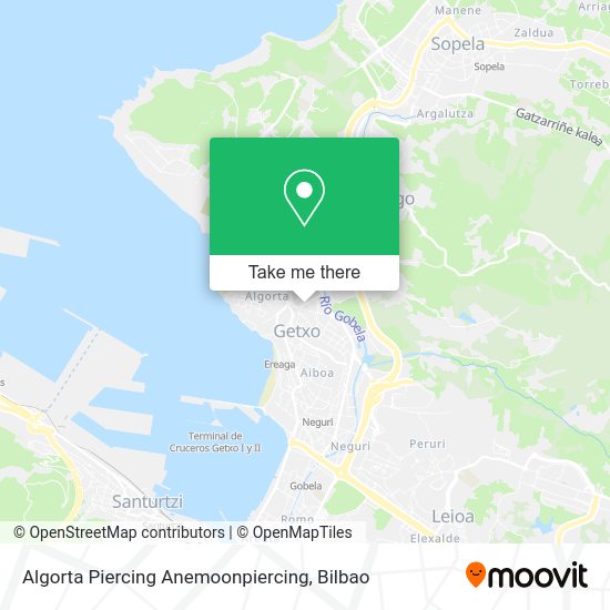 Algorta Piercing Anemoonpiercing map