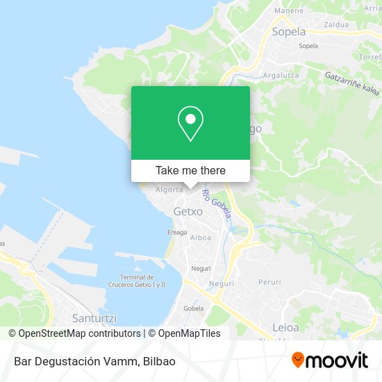 Bar Degustación Vamm map