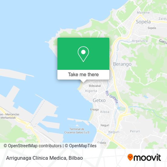 Arrigunaga Clínica Medica map