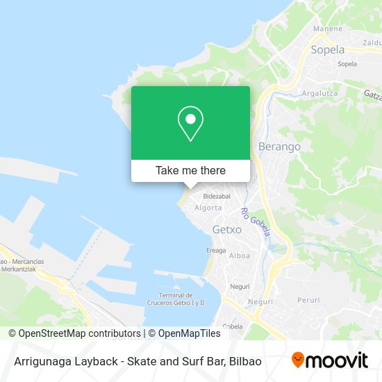 Arrigunaga Layback - Skate and Surf Bar map