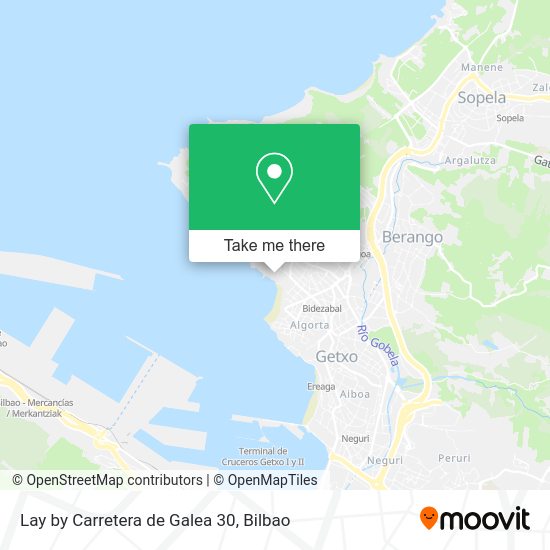 Lay by Carretera de Galea 30 map