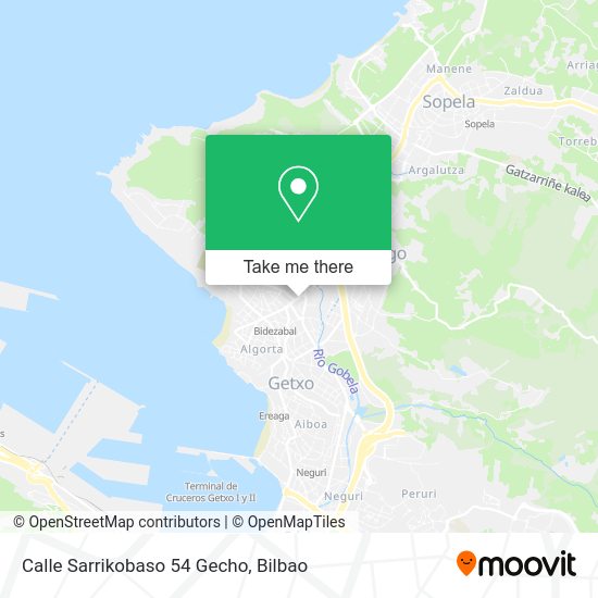 Calle Sarrikobaso 54 Gecho map