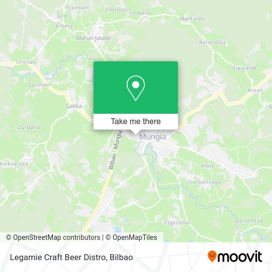 Legamie Craft Beer Distro map