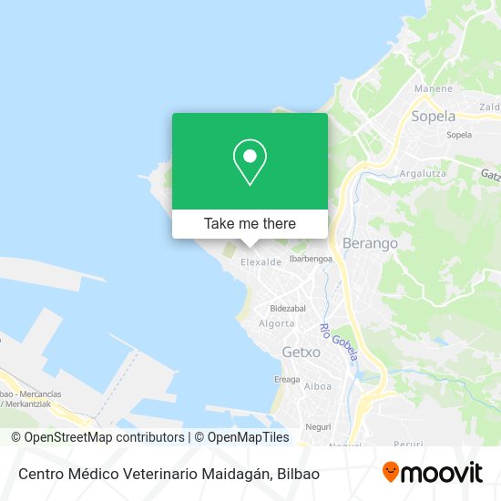 Centro Médico Veterinario Maidagán map