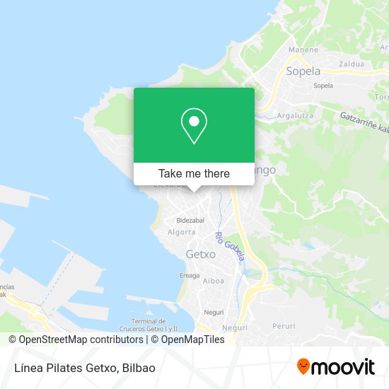 Línea Pilates Getxo map