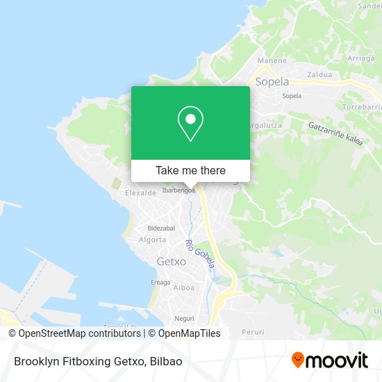 Brooklyn Fitboxing Getxo map