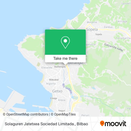 Solaguren Jatetxea Sociedad Limitada. map