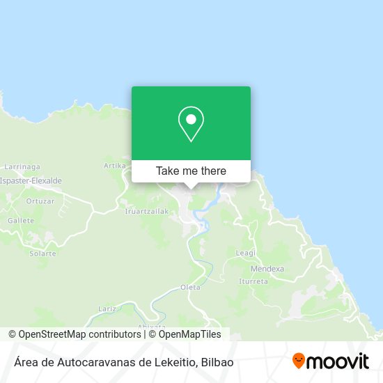 Área de Autocaravanas de Lekeitio map