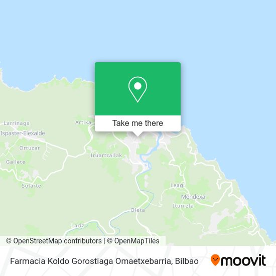 Farmacia Koldo Gorostiaga Omaetxebarria map