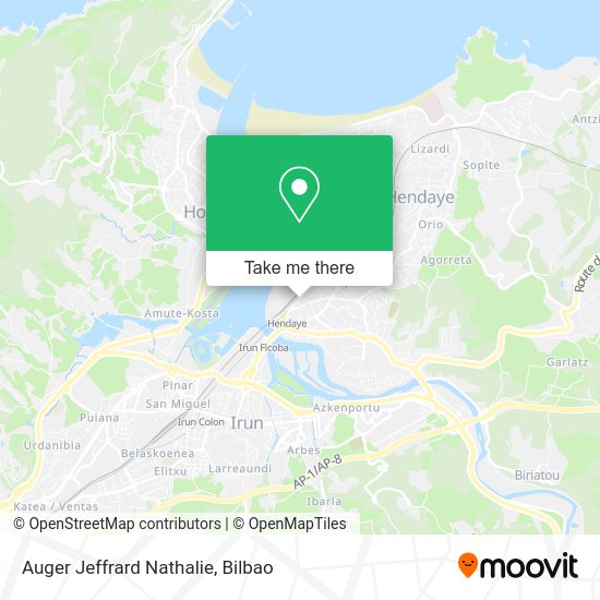 Auger Jeffrard Nathalie map