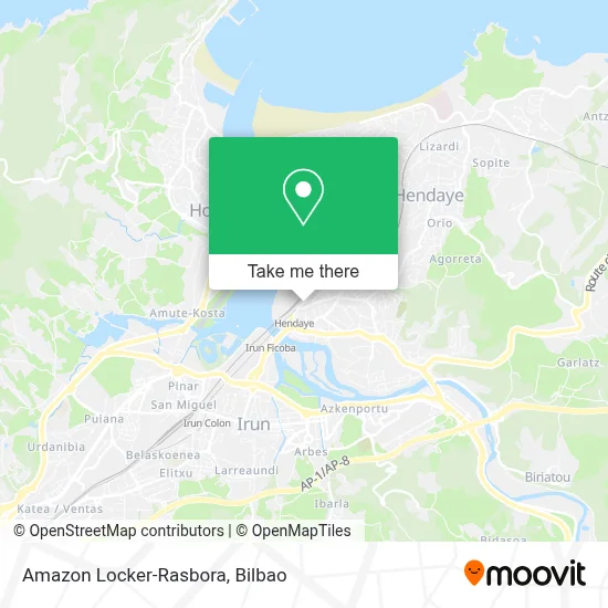 Amazon Locker-Rasbora map