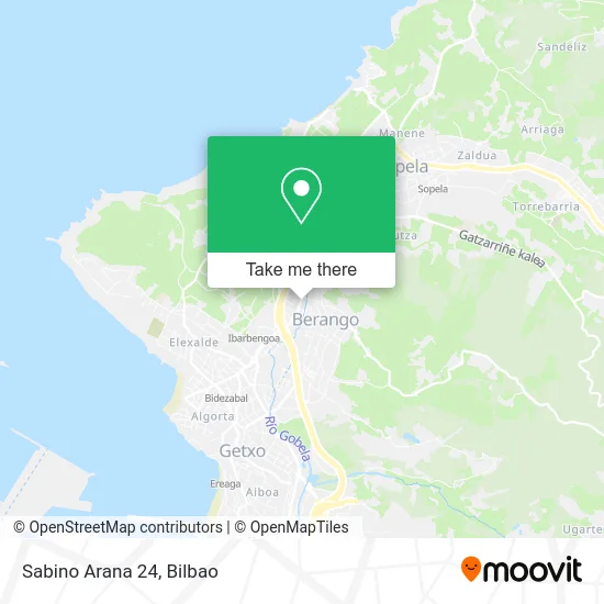 Sabino Arana 24 map