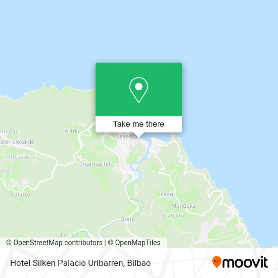 Hotel Silken Palacio Uribarren map