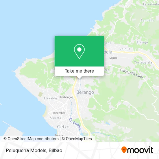 Peluquería Models map