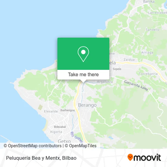 Peluquería Bea y Mentx map