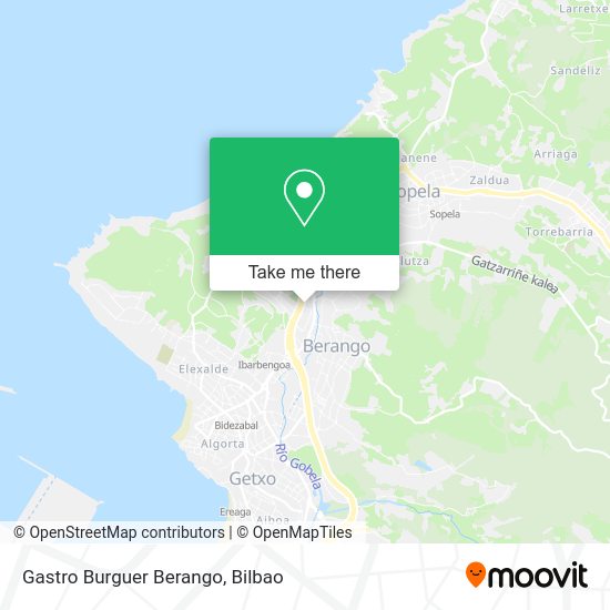 Gastro Burguer Berango map