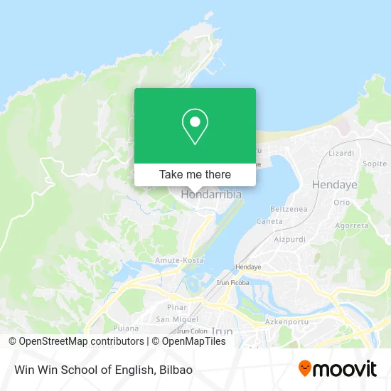 mapa Win Win School of English