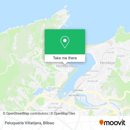 Peluquería Villatijera map