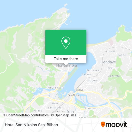 Hotel San Nikolas Sea map