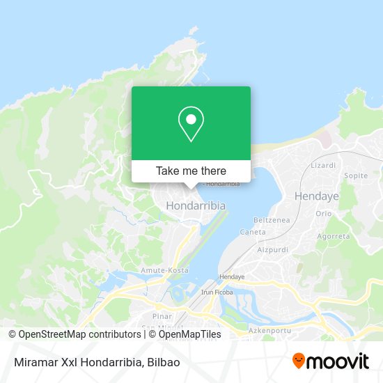 Miramar Xxl Hondarribia map