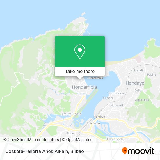 Josketa-Tailerra Añes Alkain map