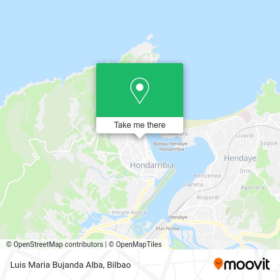 Luis Maria Bujanda Alba map