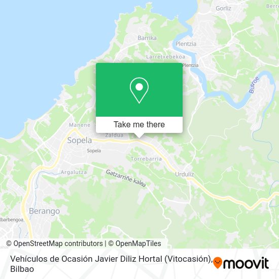 Vehículos de Ocasión Javier Diliz Hortal (Vitocasión) map