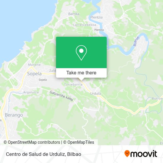 Centro de Salud de Urduliz map