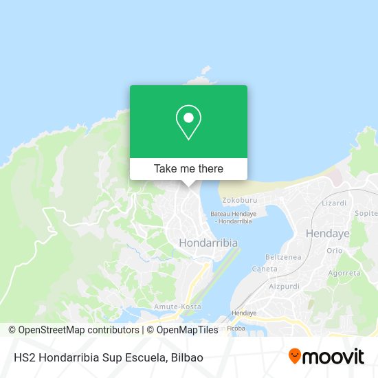 HS2 Hondarribia Sup Escuela map