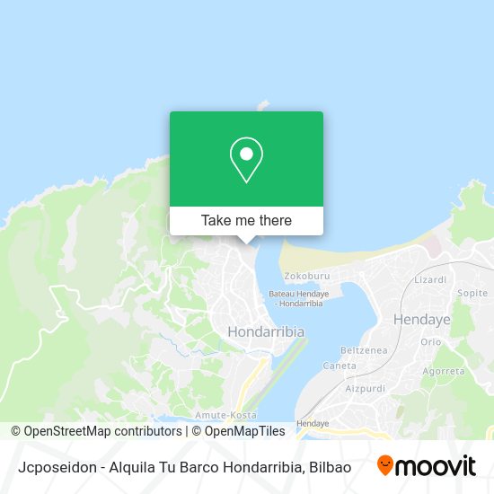 Jcposeidon - Alquila Tu Barco Hondarribia map