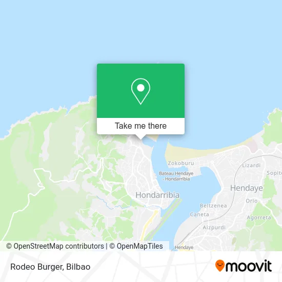 Rodeo Burger map