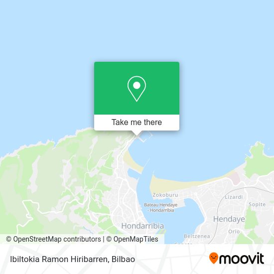 Ibiltokia Ramon Hiribarren map