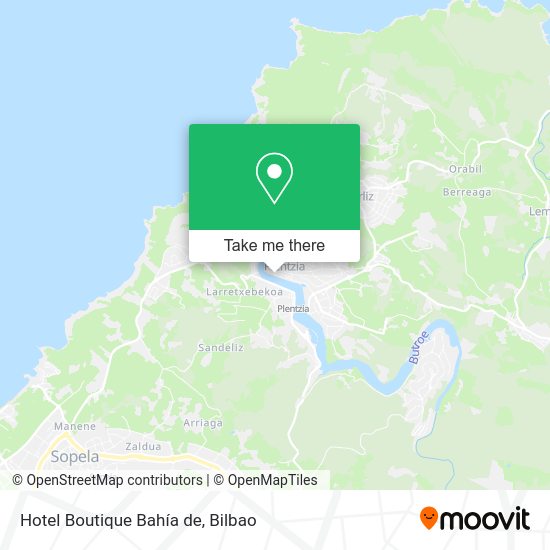 Hotel Boutique Bahía de map