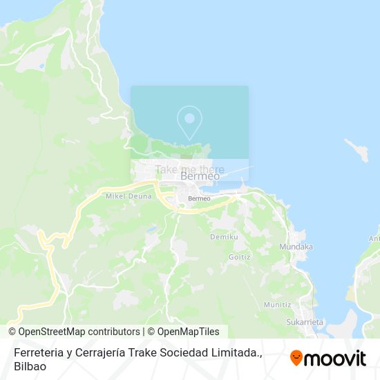 Ferreteria y Cerrajería Trake Sociedad Limitada. map