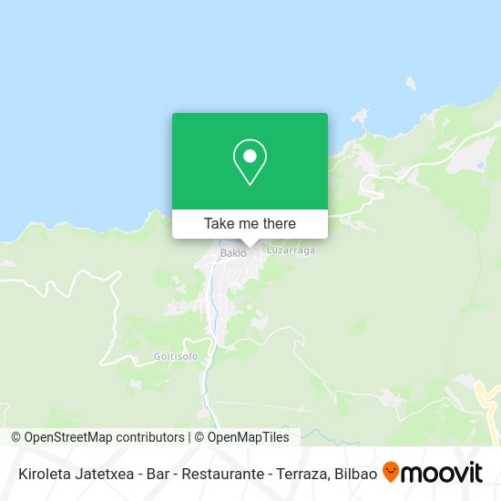 Kiroleta Jatetxea - Bar - Restaurante - Terraza map