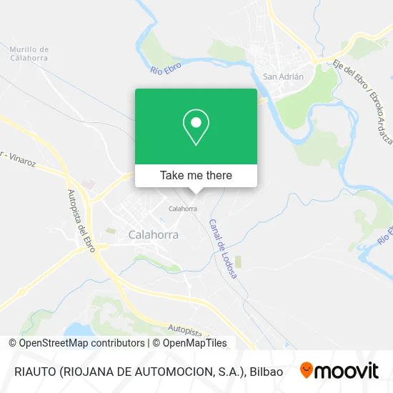 RIAUTO (RIOJANA DE AUTOMOCION, S.A.) map