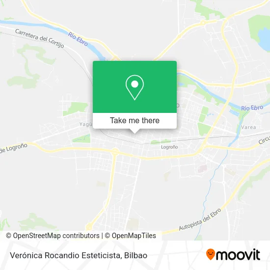 mapa Verónica Rocandio Esteticista