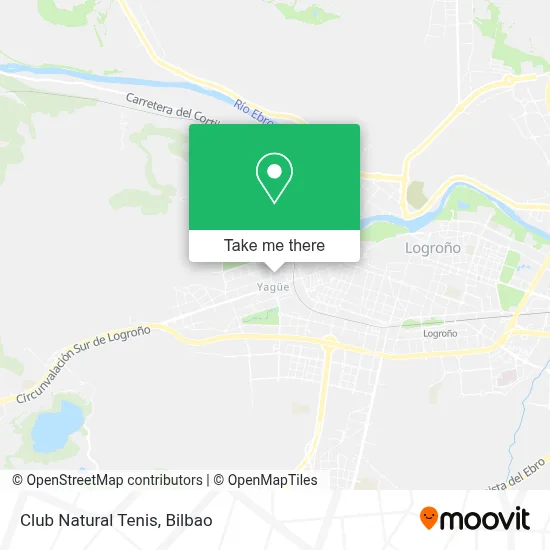 Club Natural Tenis map