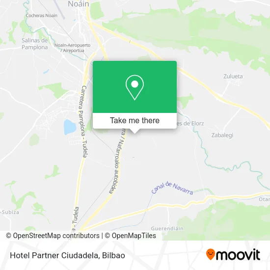 Hotel Partner Ciudadela map