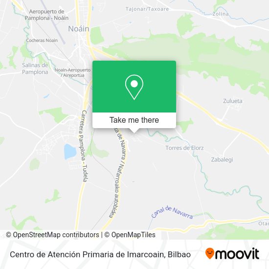 Centro de Atención Primaria de Imarcoain map