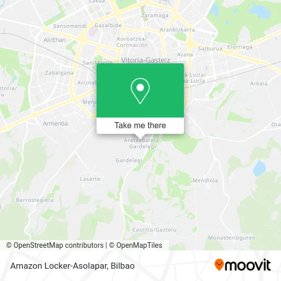 Amazon Locker-Asolapar map