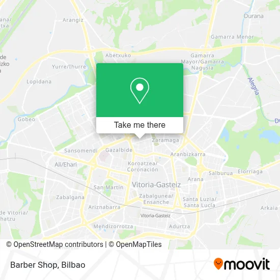 Barber Shop map
