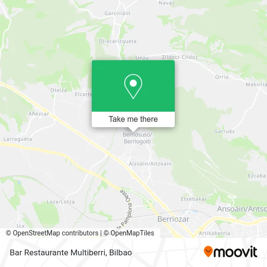 Bar Restaurante Multiberri map