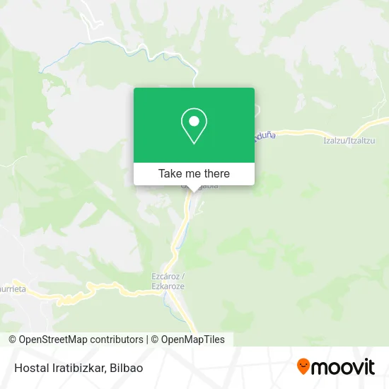 Hostal Iratibizkar map
