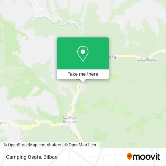 Camping Osate map