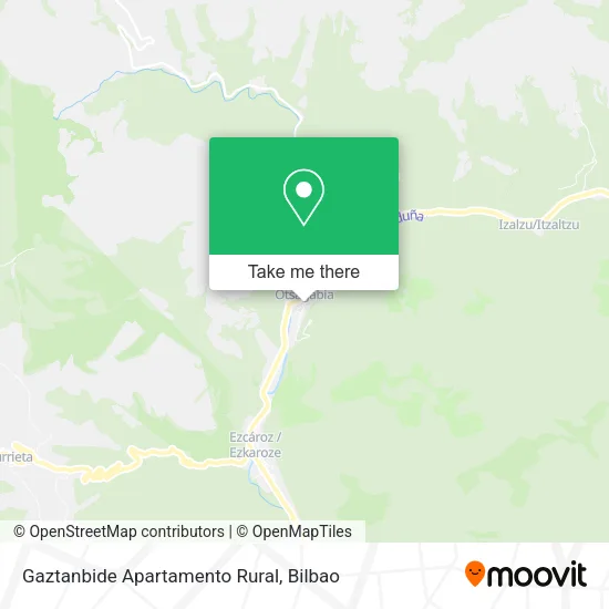 mapa Gaztanbide Apartamento Rural
